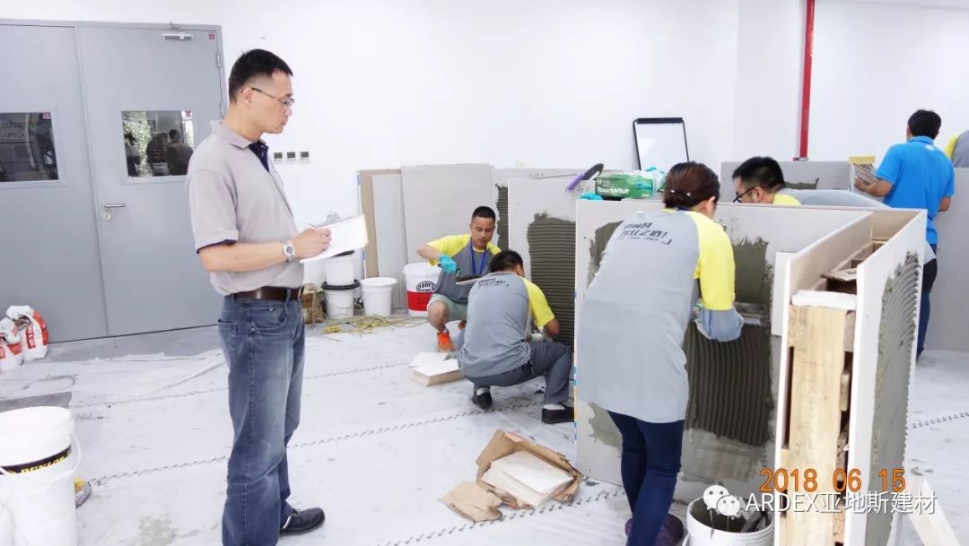 【TCT認證 】亞地斯舉辦第六期全國裝飾鑲貼工職業(yè)技能培訓